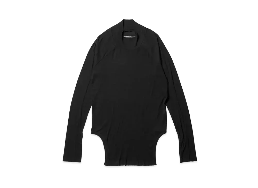 JULIUS High Neck Long Sleeve Top "Black"