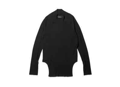 JULIUS High Neck Long Sleeve Top "Black"