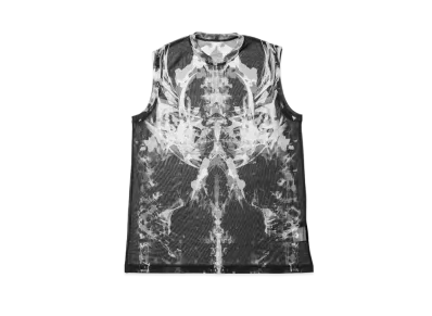 JULIUS Husk Mesh Tank Top "Black"