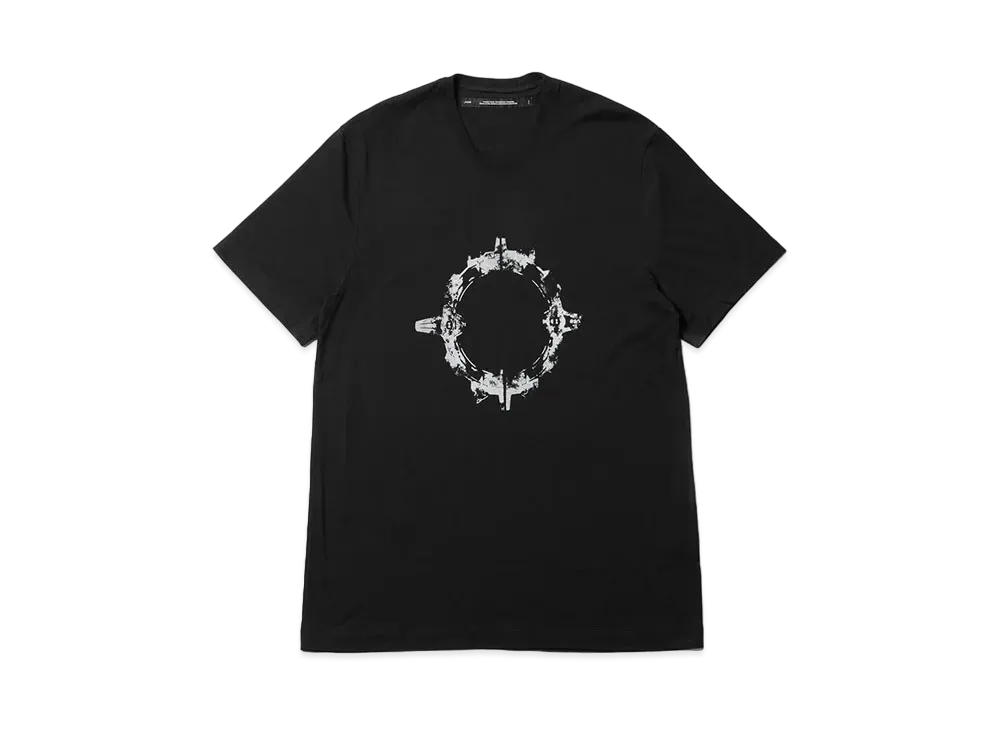 JULIUS Printed Regular T-Shirt "Black"