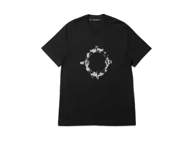 JULIUS Printed Regular T-Shirt "Black"