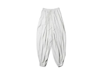 JULIUS Front Tuck Balloon Pants "Plaster"