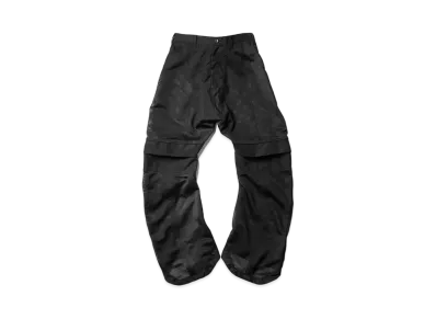 JULIUS Mesh Dimensional Pants "Black"
