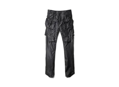 JULIUS Vertical Gas Mask Cargo Pants "Black"