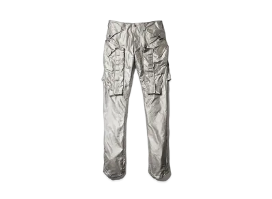 JULIUS Titanium Vertical Gas Mask Cargo Pants "Silver Gray"