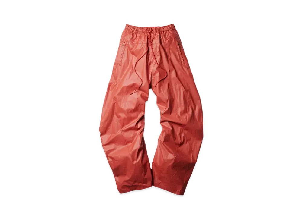 JULIUS Dimensional Wide Pants "Vermilion"