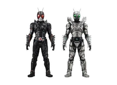 Jumbo Soft Vinyl Figure Kamen Rider BLACK SUN Showdown Set