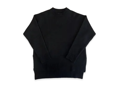 Jil Sander Side Slit Over Sized Sweater "Black"