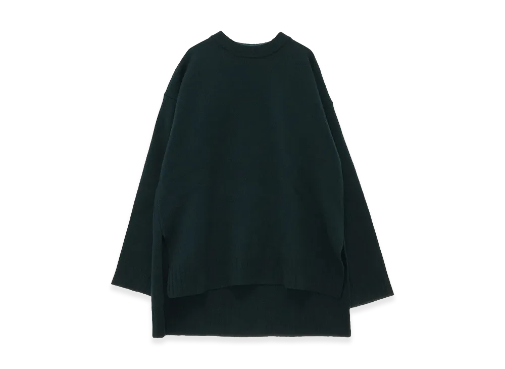 Jil Sander Side Slit Over Sized Sweater "Green"