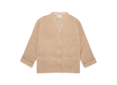 FENDI Kids Cardigan "Beige"