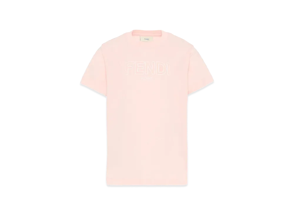 FENDI Kids T-Shirt Jersey Tinto "Pink"