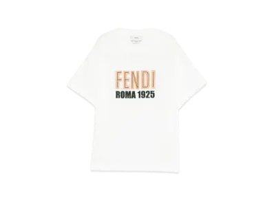 FENDI Kids T-Shirt Jersey Tinto "White"