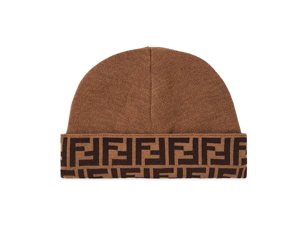 FENDI Kids Beanie "Brown"
