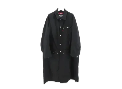 JUNYA WATANABE Wool Serge LEVI'S W Name Coat "Black"