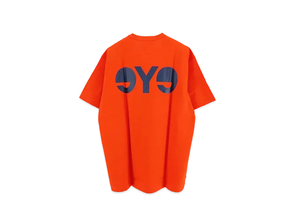 JUNYA WATANABE Cotton Jersey Print LEVI'S W Name T-Shirt "Orange"