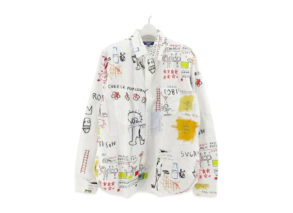 JUNYA WATANABE Cotton Broadprint Shirt Jean-Michel Basquiat "Multi"
