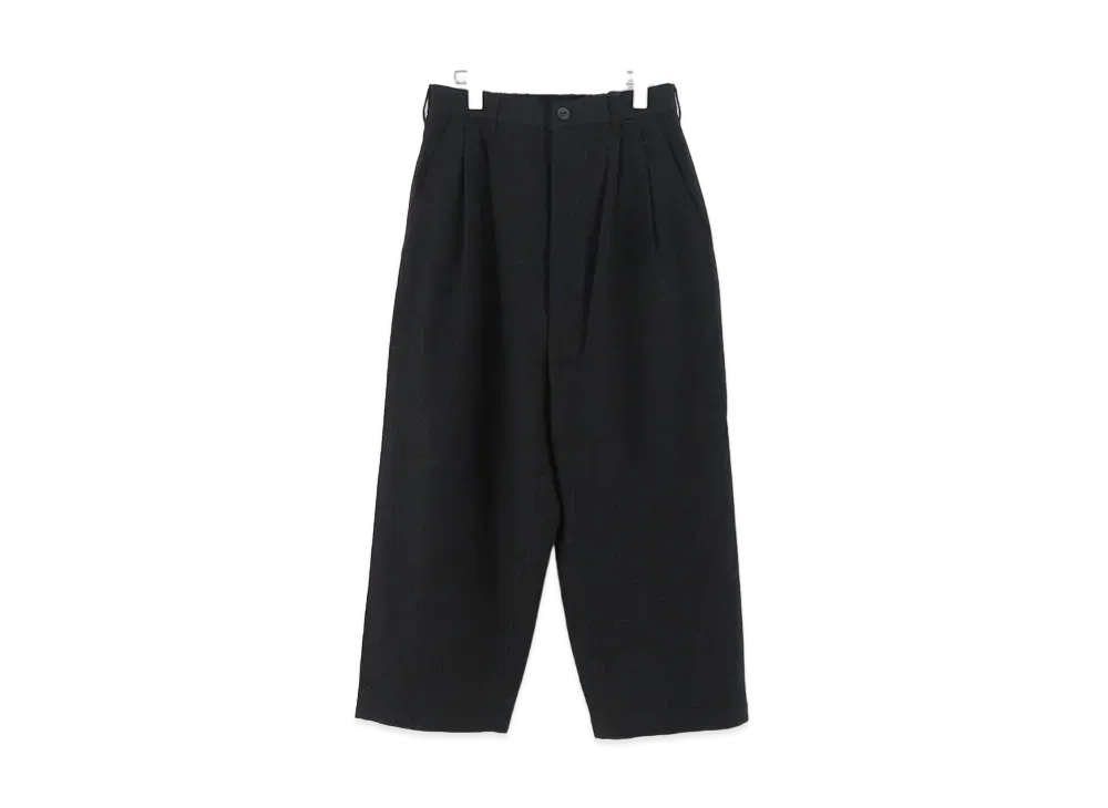 JUNYA WATANABE Wool Serge Tuck Pants "Black"