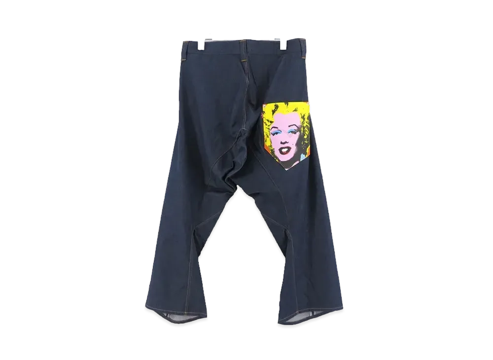 JUNYA WATANABE Cotton Lyocell Denim LEVI'S W Name "Andy Warhol"