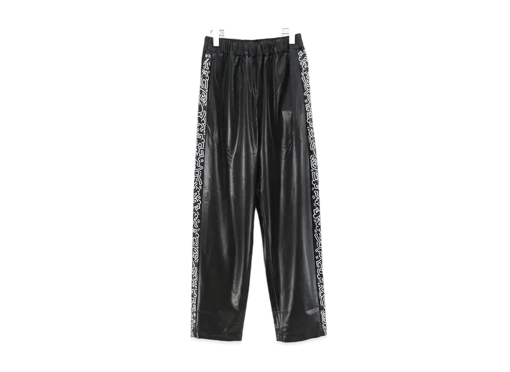 JUNYA WATANABE Ester Koal Brushed Lining Calendared Pants Keith Haring "Black/White"