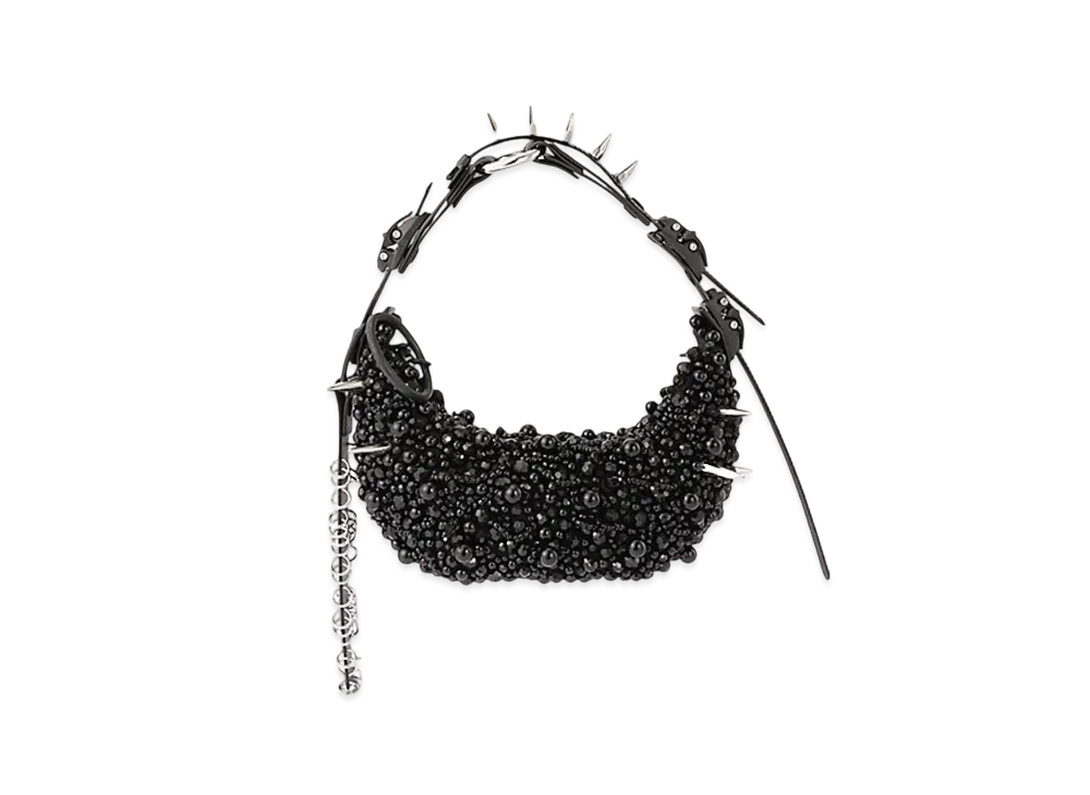 JUNYA WATANABE x INNERRAUM Women Bijou Needle Studded Bag "Black"