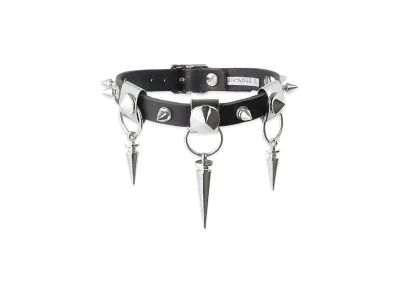 JUNYA WATANABE Women Leather/Studded Choker "Black"