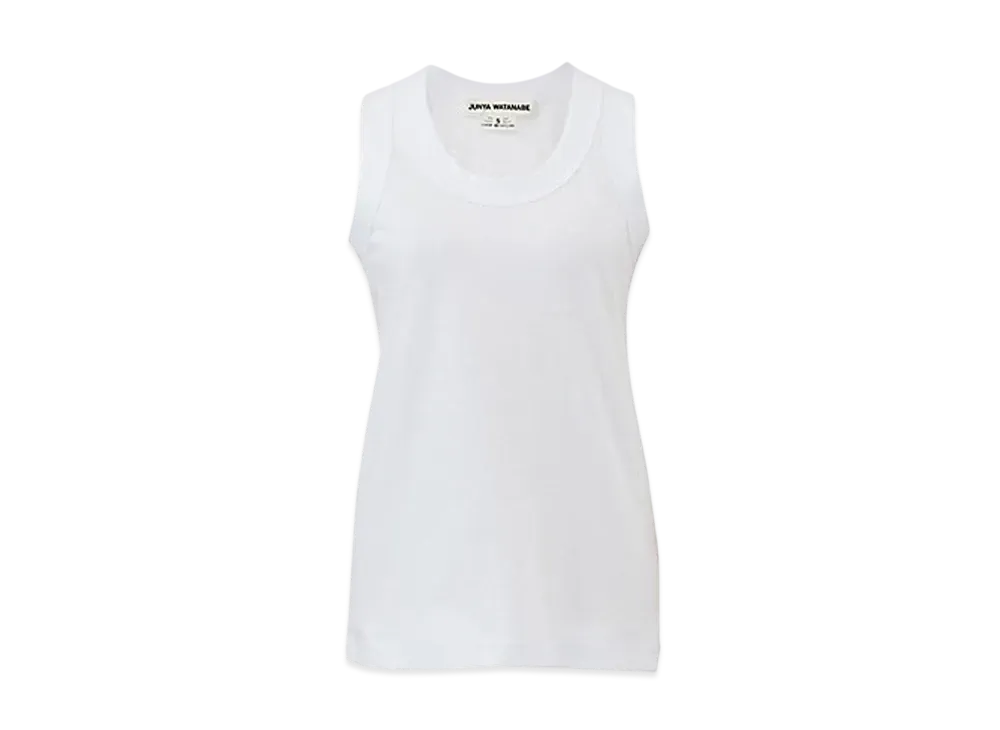 JUNYA WATANABE Women Cotton Jersey Tee "White"