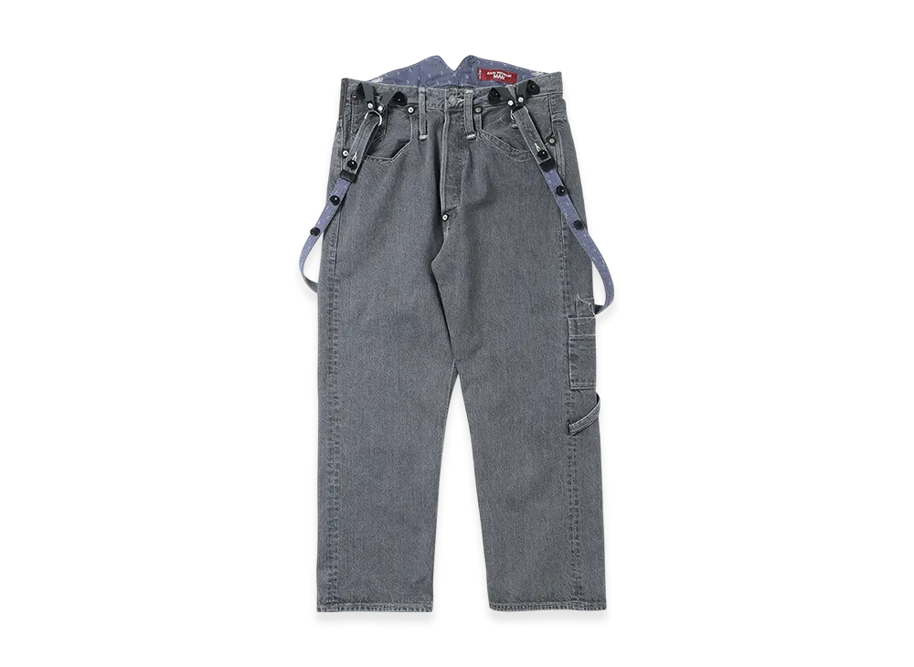 JUNYA WATANABE MAN x LEVI'S Cotton Selvedge Denim Garment Treated W Name "Gray"
