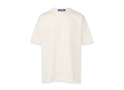 JUNYA WATANABE MAN Cotton Polyester Plating Jersey Plain Tee "White"