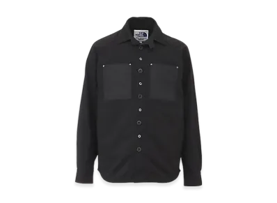 JUNYA WATANABE MAN x The North Face Nylon Oxford / Polyester Matte Cloth / Cotton Linen Summer Corduroy W Name Blouson "Black"