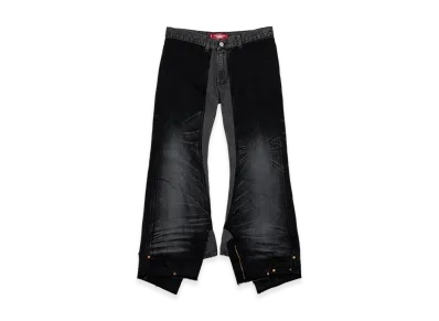 JUNYA WATANABE MAN x LEVI'S Cotton Denim Garment Treated, Customized W Name "Black/Grey"