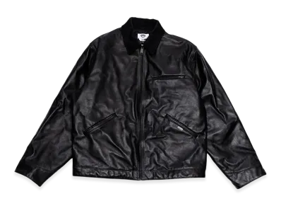 JUNYA WATANABE MAN x Carhartt Work in Progress MAN Leather Jacket "Black"