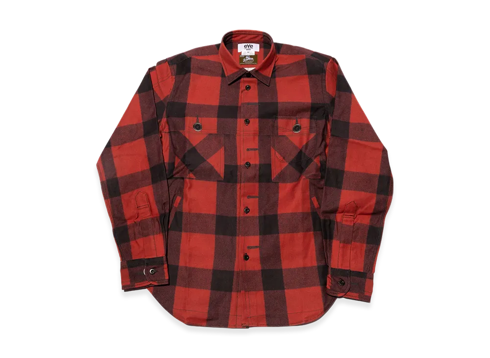 JUNYA WATANABE MAN Flannel Jacket "Crimson/Black"