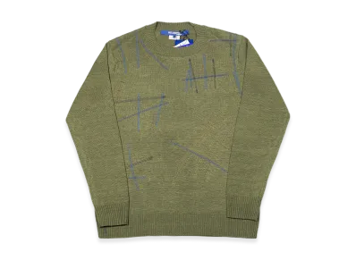 JUNYA WATANABE MAN Linen Sweater "Khaki"