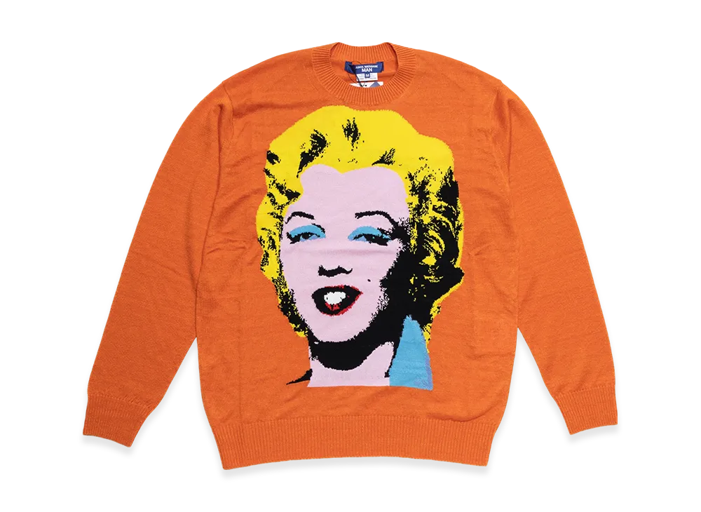 JUNYA WATANABE MAN Andy Warhol Monroe Knit Sweater "Multi/Color"