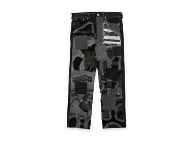 JUNYA WATANABE MAN Monotone Patchwork Jeans "Black/White/Grey"