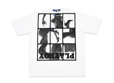 JUNYA WATANABE MAN Graphic Tee "White/Black"