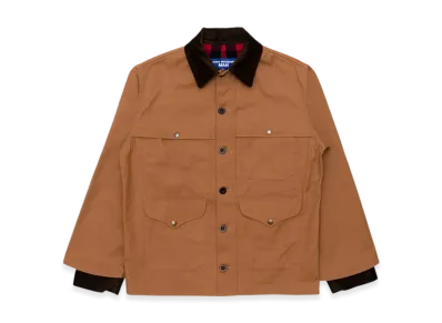 JUNYA WATANABE MAN Cotton Oxford/Cotton Flannel Check Filson W Name "Beige/Blk/Red"