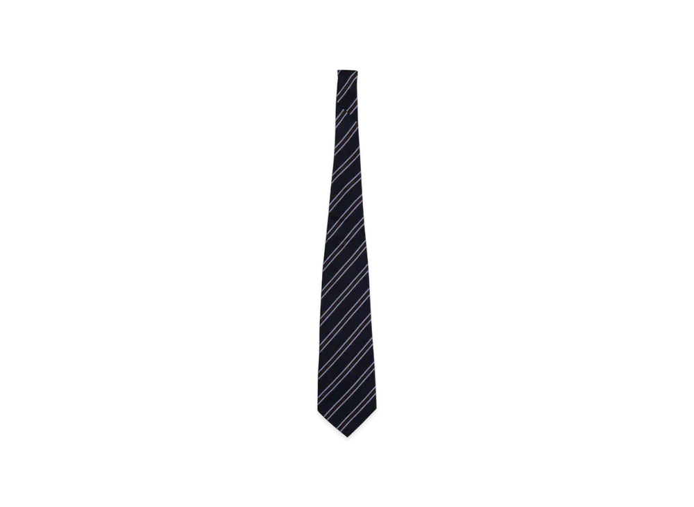 JUNYA WATANABE MAN Silk Stripe "Navy/Green"