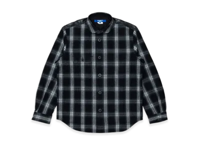 JUNYA WATANABE MAN Cotton Flannel Check X Cotton Corduroy X Leather "Black/White/Black"