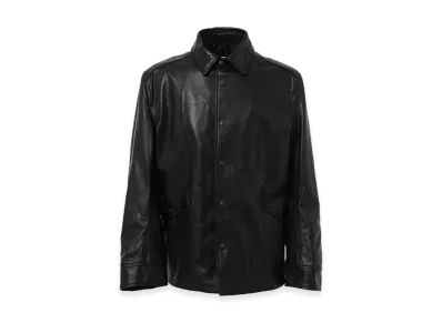 eYe JUNYA WATANABE MAN x Schott W-Name Leather Jacket "Black"