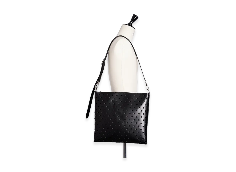 JUNYA WATANABE Leather Mesh Bag "Black"