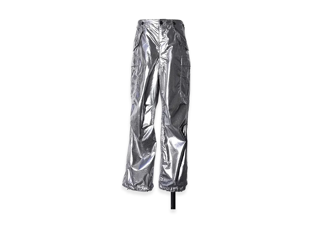 JUNYA WATANABE Silver Printed Cargo Pants "Silver"