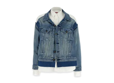 JUNYA WATANABE Women's x Levi's Shirt Denim Jacket "Black"