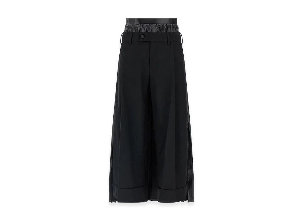 JUNYA WATANABE Women's Double Layer Trousers "Black"