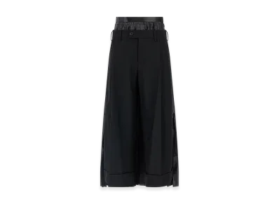 JUNYA WATANABE Women's Double Layer Trousers "Black"