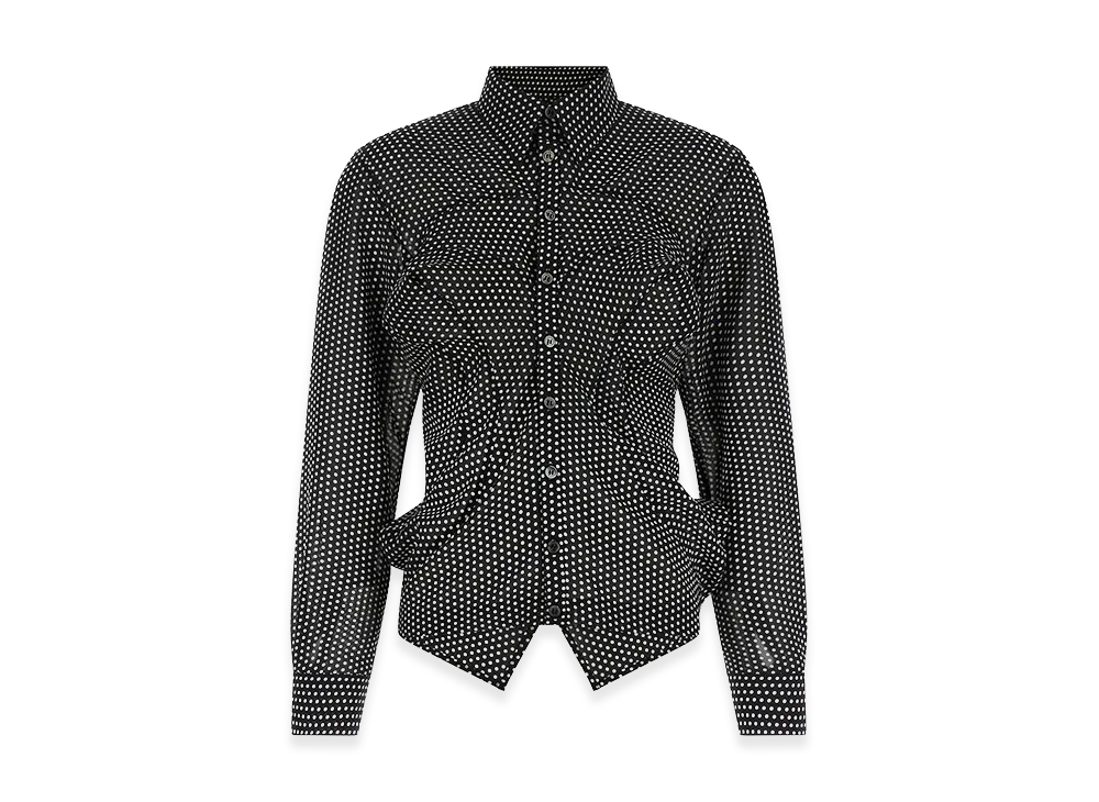 JUNYA WATANABE Women's Polka Dot Shirt "Black"