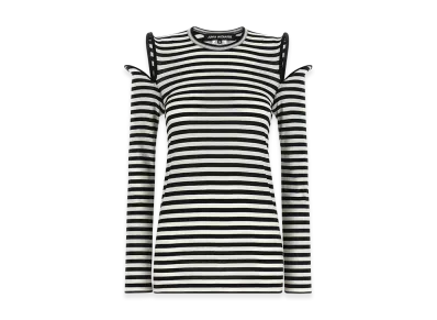 JUNYA WATANABE Women's Sculptural Shoulder T-Shirt "Black"