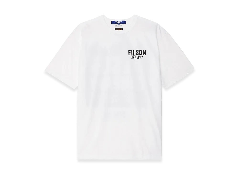 JUNYA WATANABE x FILSON Graphic-Print Cotton Jersey T-Shirt "White"