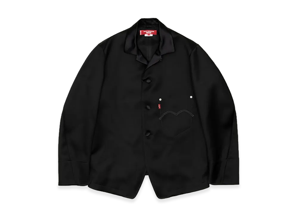 JUNYA WATANABE MAN x LEVI'S Wool Serge X Cupra Silk Satin Facing W-Name Jackets "Black"