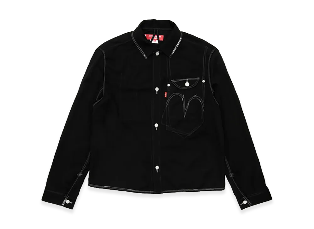 JUNYA WATANABE MAN x LEVI'S Wool Cloth W-Name Jackets "Black"